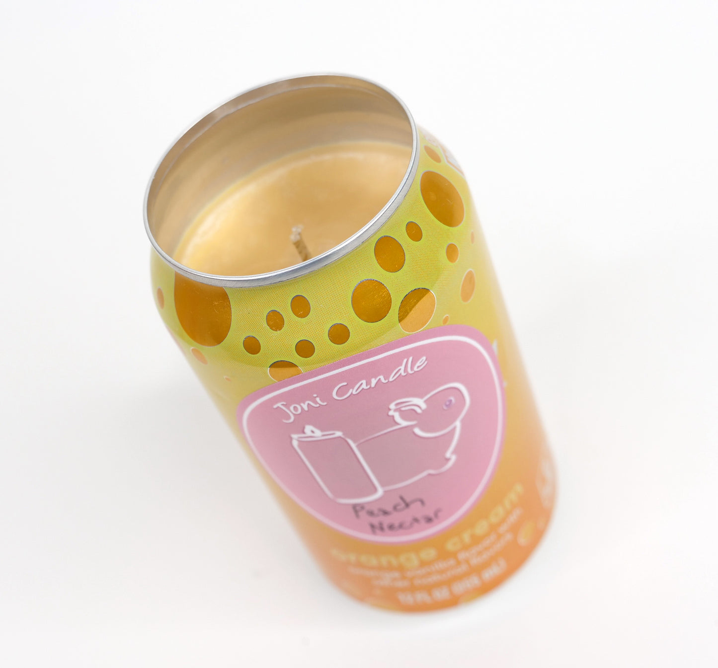 Peach Nectar Scented Soy Wax Candle