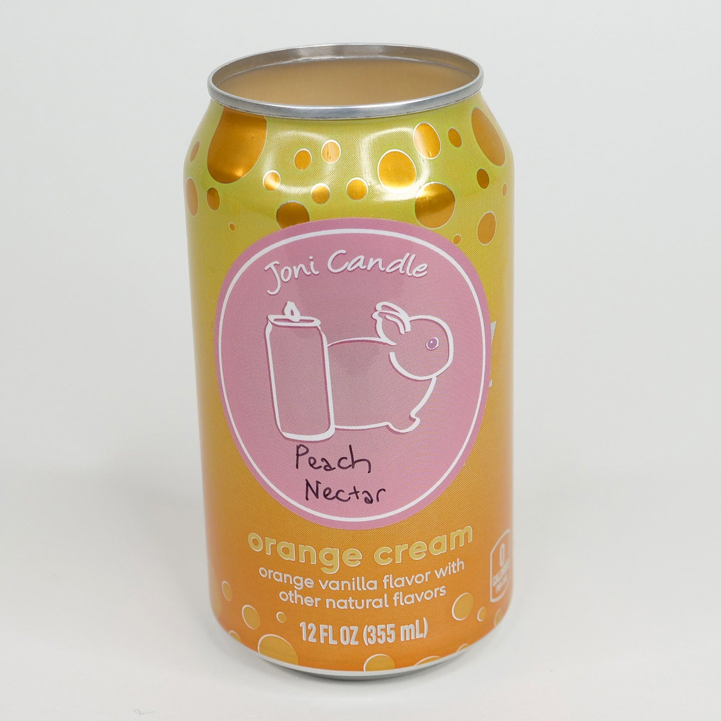 Peach Nectar Scented Soy Wax Candle